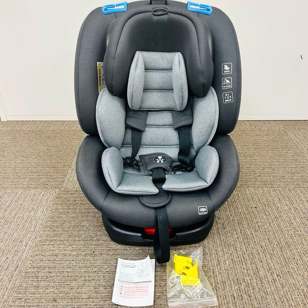 【良好】アイリスプラザ チャイルドシート PZ ISOFIX 回転式 説明書付