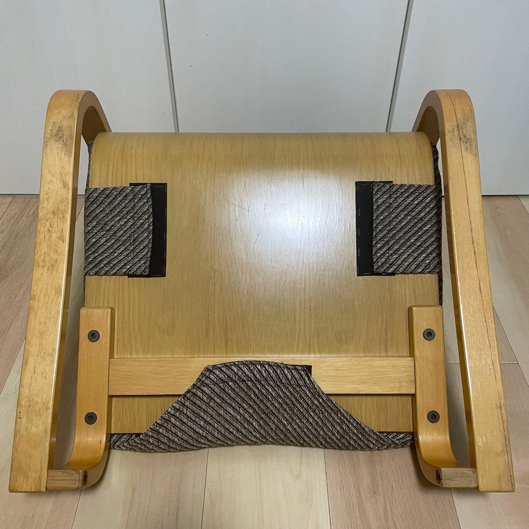 新日本木工 低座椅子 胡坐楽座椅子 徳島県立工業技術センター 腰痛防止