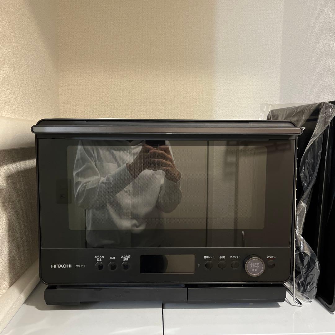HITACHI MROW1C 黒　スチームオーブンレンジ MRO-W1C