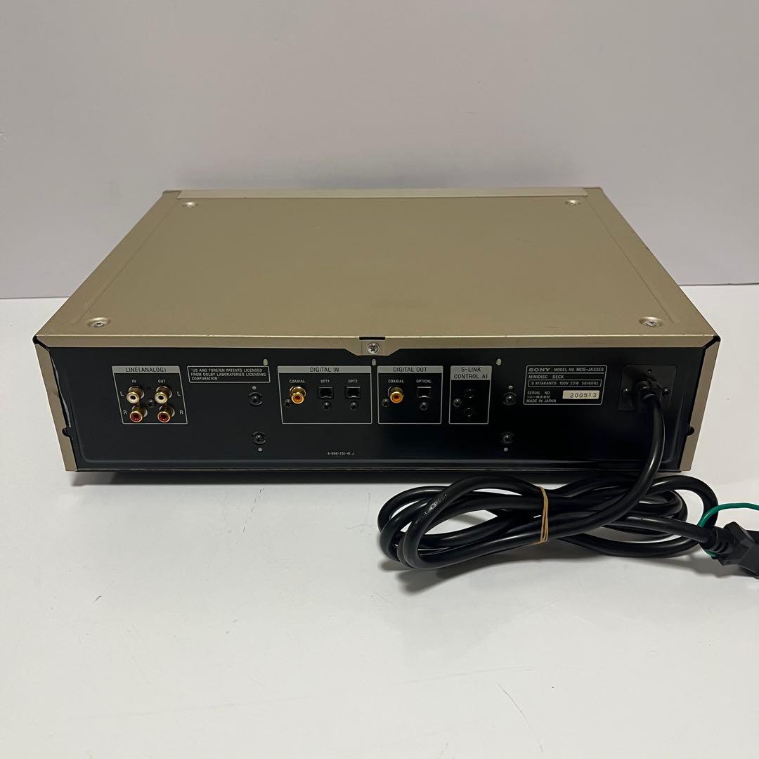 希少 SONY MDS-JA33ES MDデッキ レコーダー