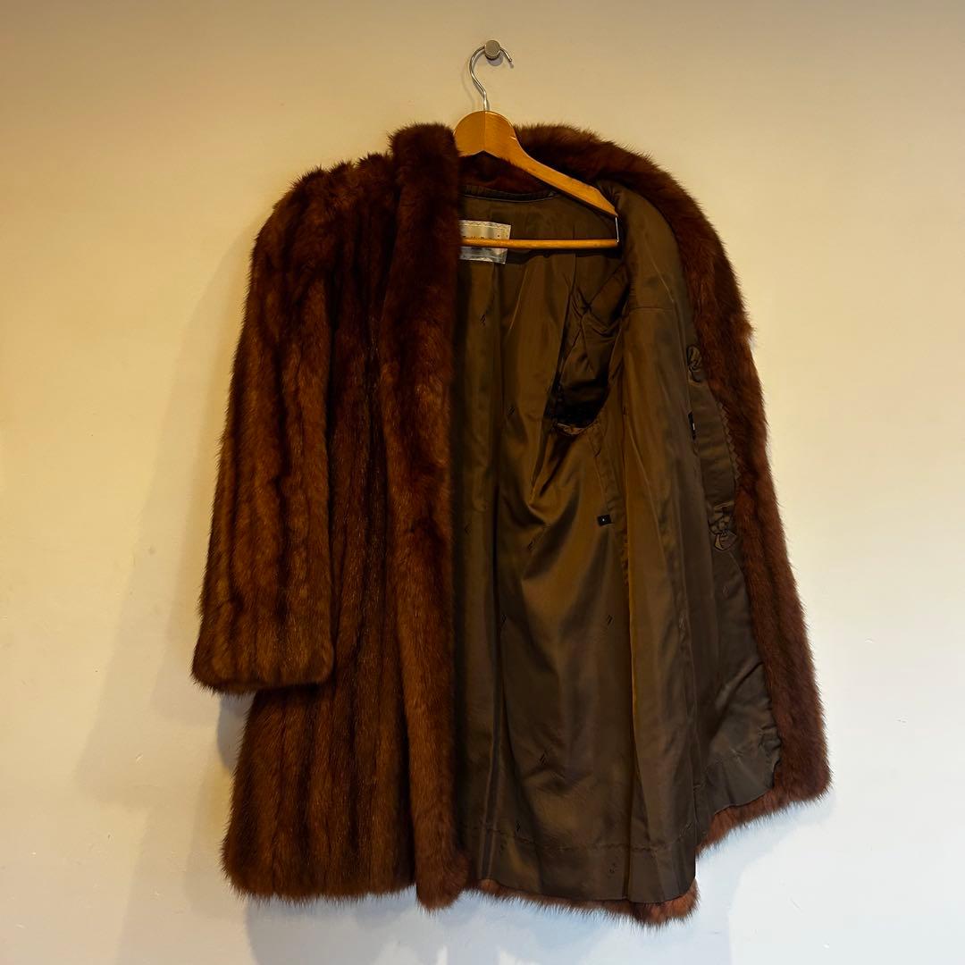 FURDi MILANO ITALY ミンクコート　天然毛皮　本毛皮リアルファー
