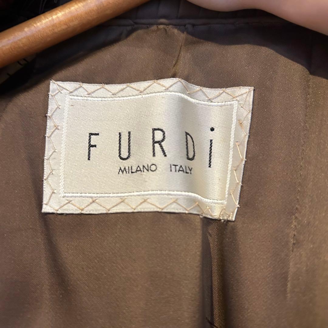 FURDi MILANO ITALY ミンクコート　天然毛皮　本毛皮リアルファー