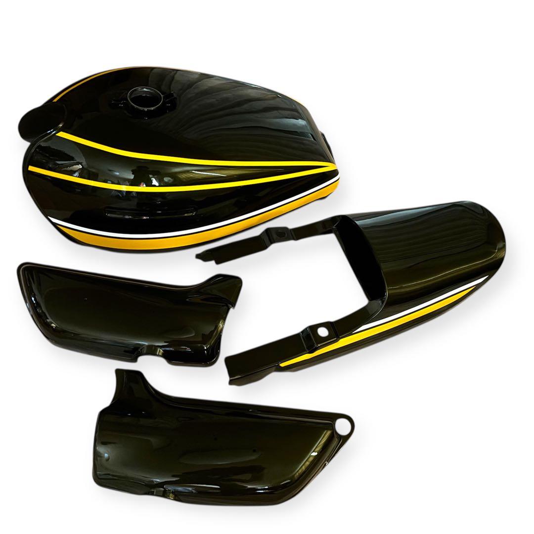 レア希少♡カワサキ1974年型Z1A/Z2A イエロータイガー外装セットMRS製