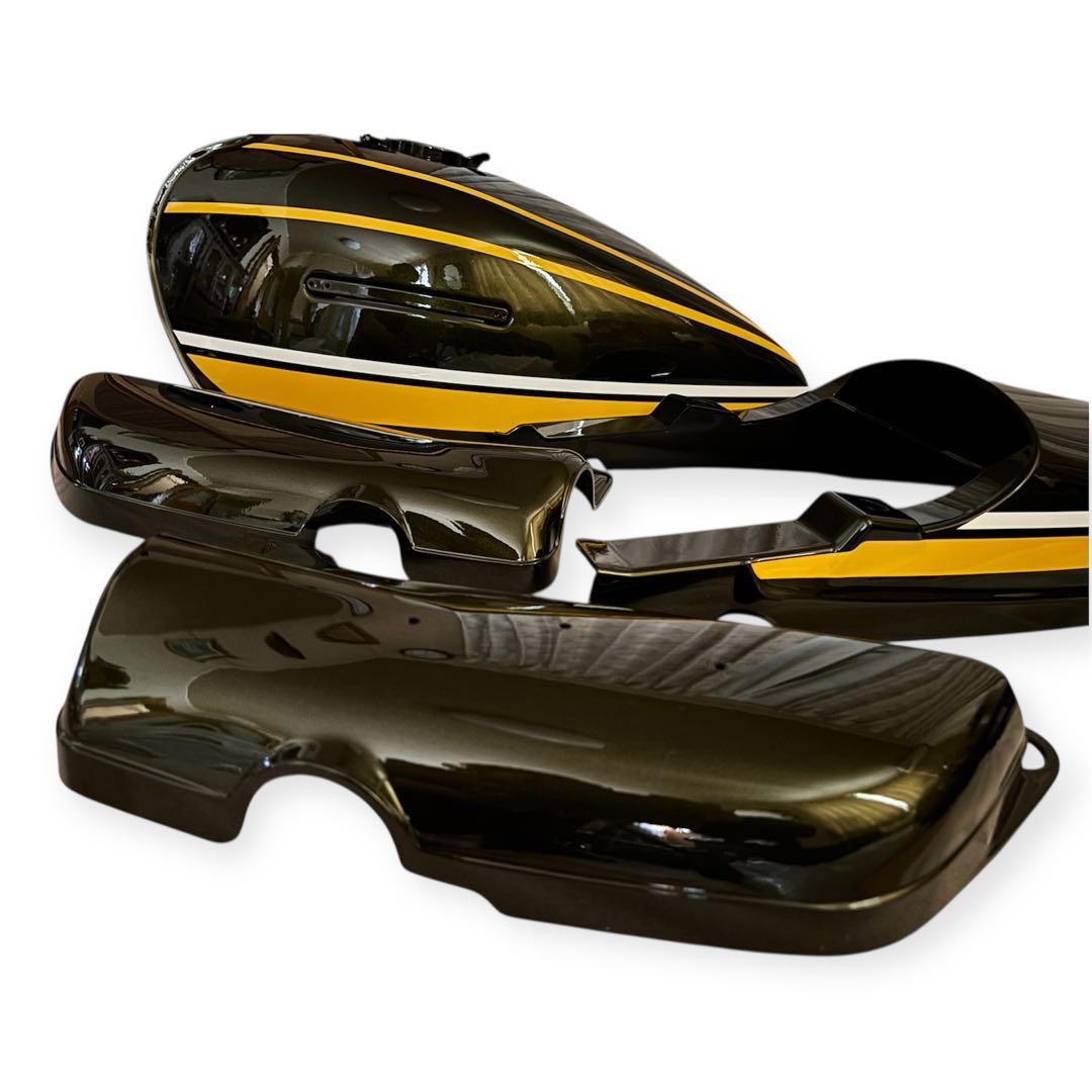 レア希少♡カワサキ1974年型Z1A/Z2A イエロータイガー外装セットMRS製