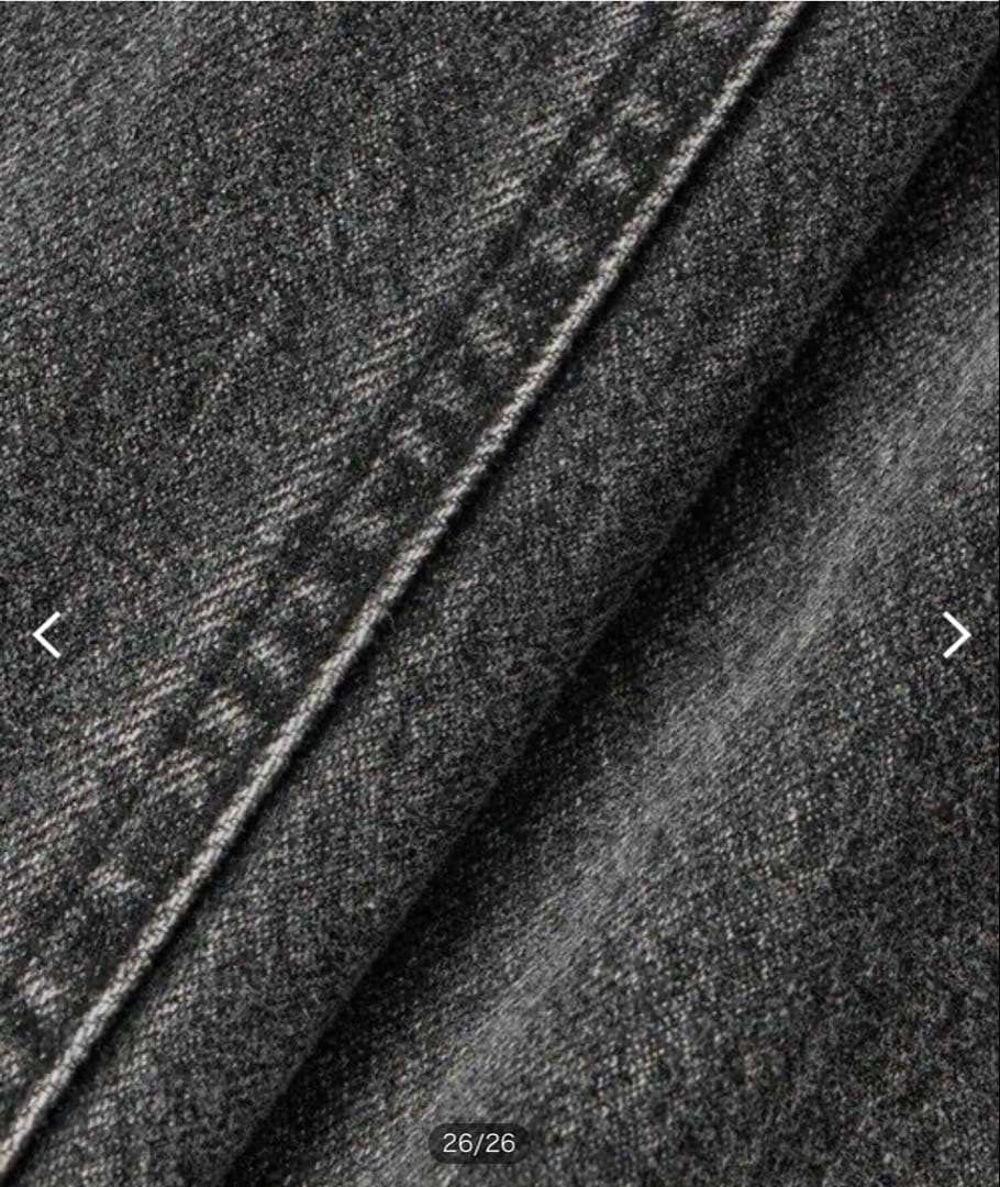 allureville （アルアバイル）デニムブルゾン　ブラック