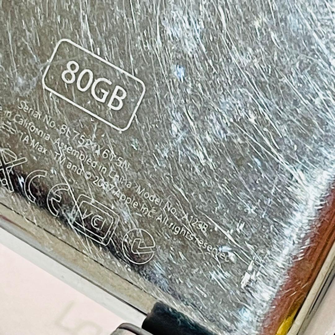 Apple iPod classic 80GB シルバー 動作確認済み