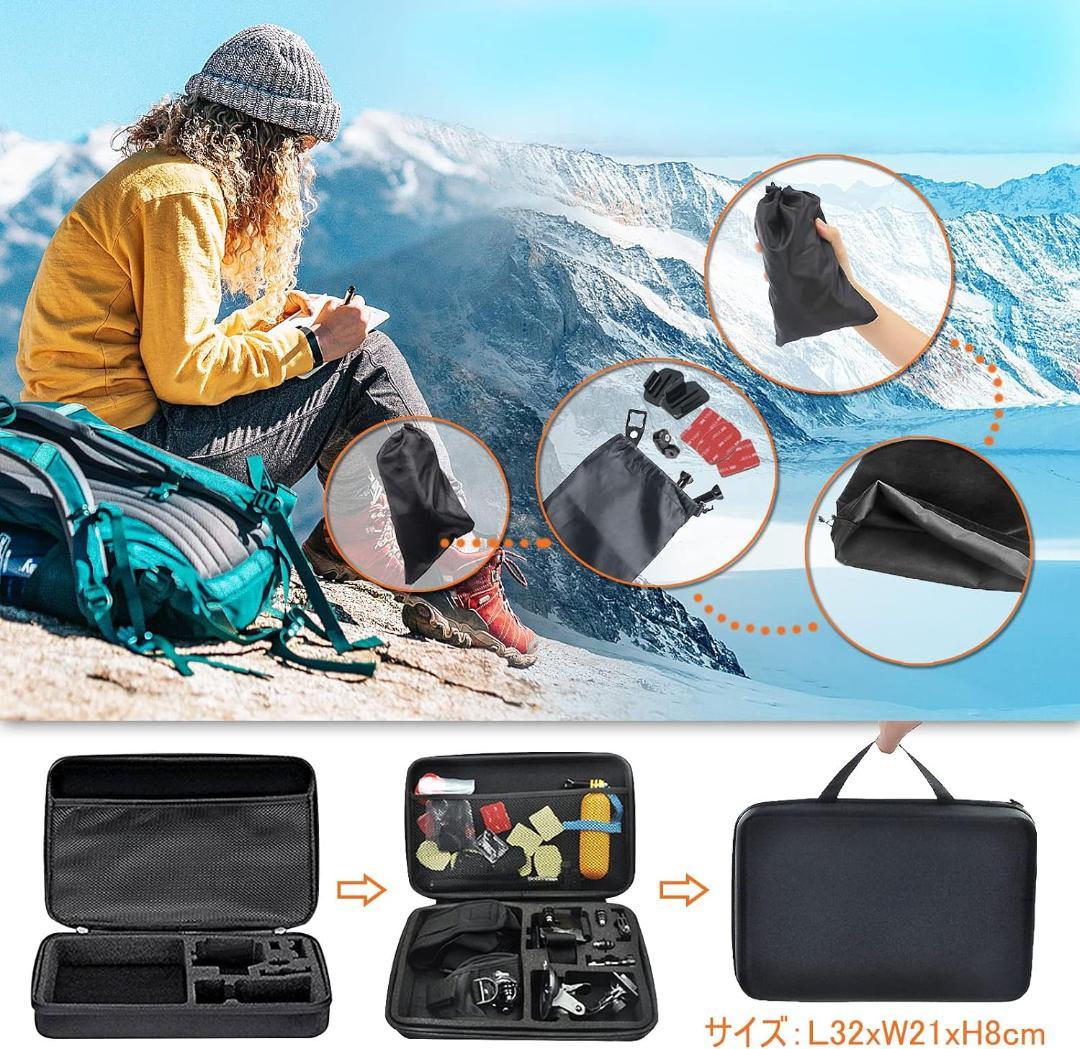 51-in-1アクションカメラアクセサリセット 各モデルのアクションカメラ対応