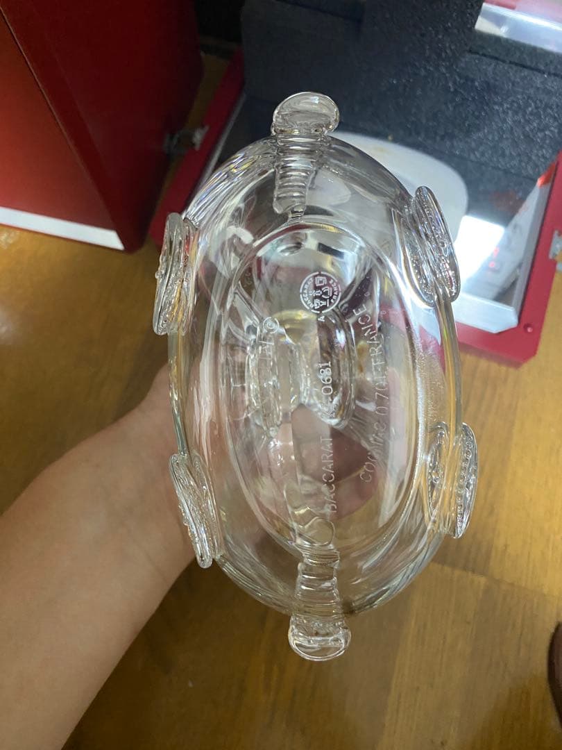 【空き瓶】ルイ13世 美品　ブランデー バカラクリスタルボトル