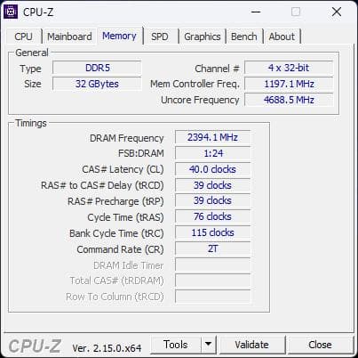 Crucial DDR5 32GB (2x16GB) メモリー