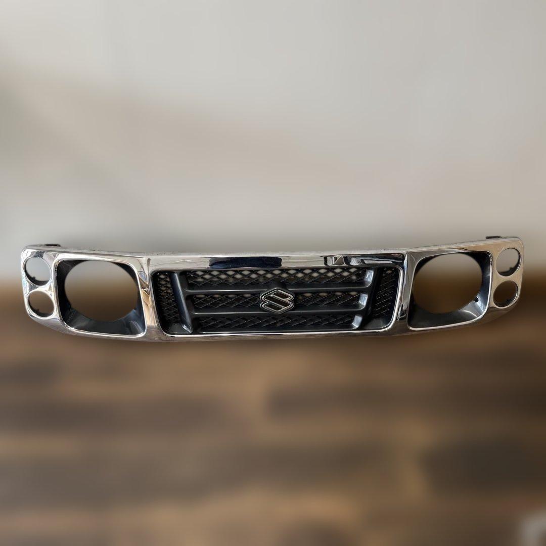 スズキ ジムニー JA22 JA12 フロントグリル メッキ 純正オプション