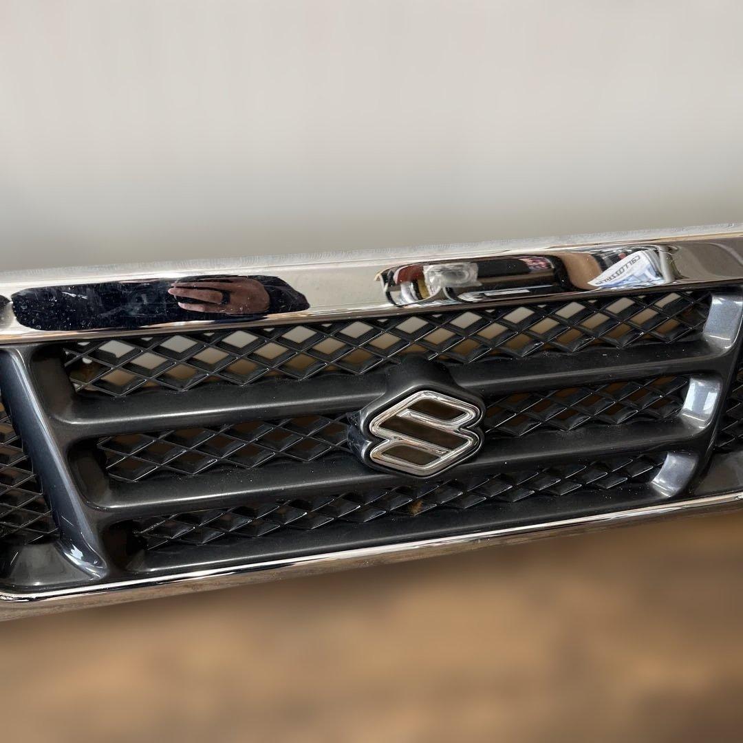 スズキ ジムニー JA22 JA12 フロントグリル メッキ 純正オプション