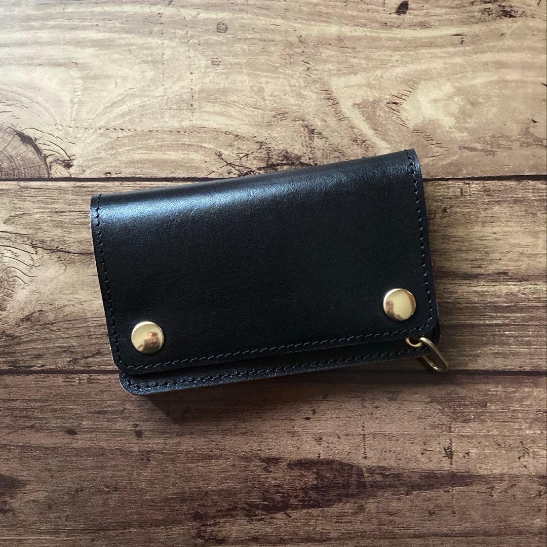 【天然水】ホースバット ミドルトラッカーウォレット【お札を折らずに収納】