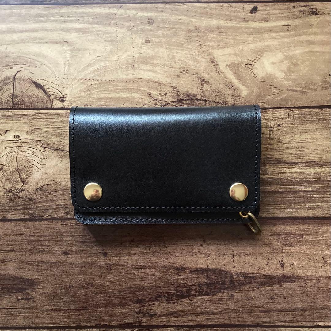 【天然水】ホースバット ミドルトラッカーウォレット【お札を折らずに収納】