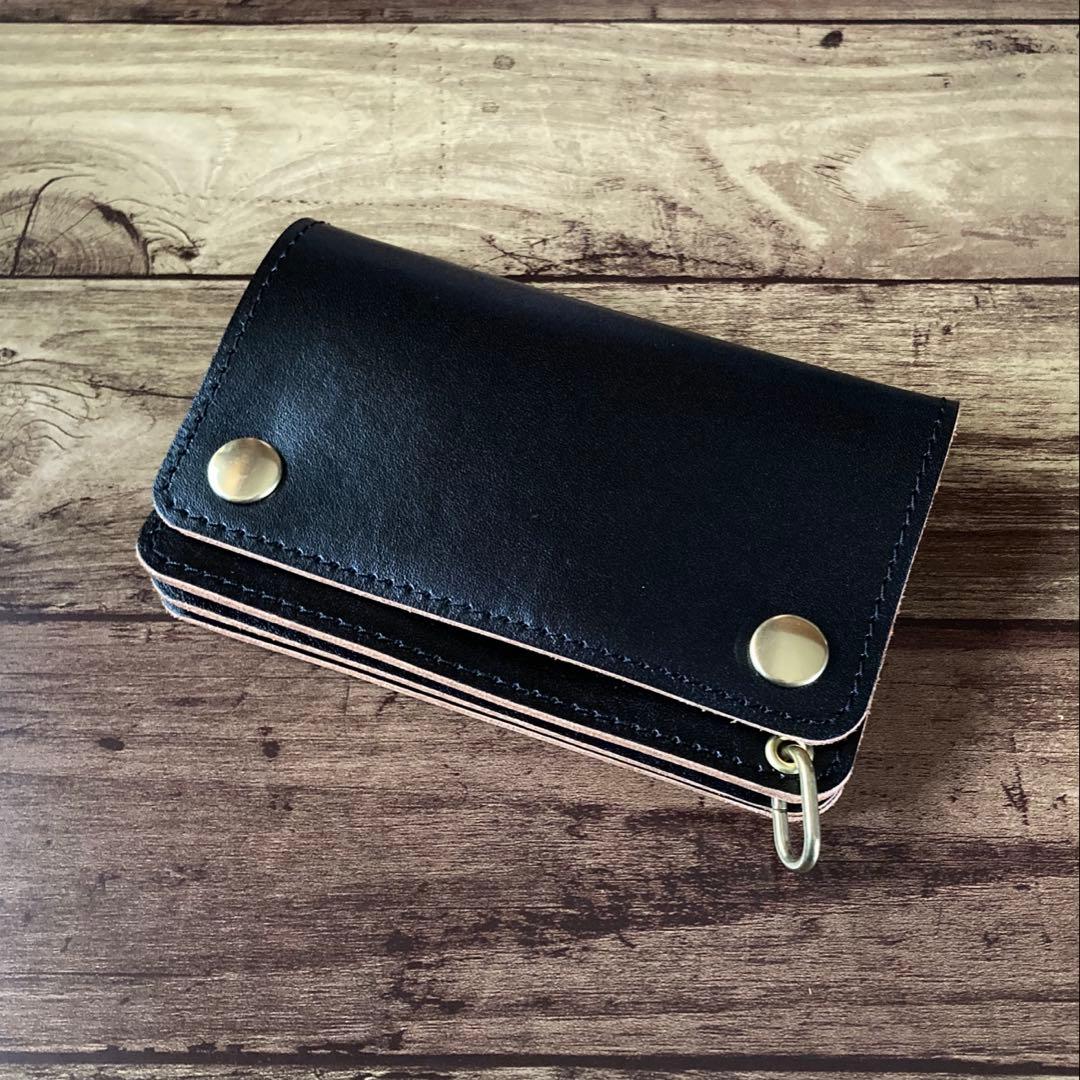 【天然水】ホースバット ミドルトラッカーウォレット【お札を折らずに収納】