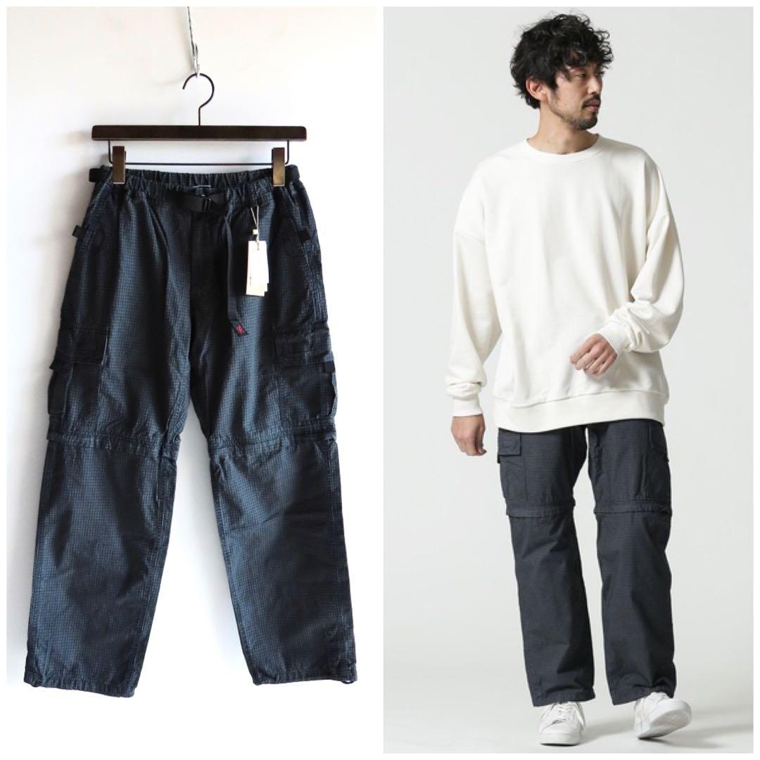 グラミチ ナノユニバース別注 リップストップカーゴパンツ S 顔料染め