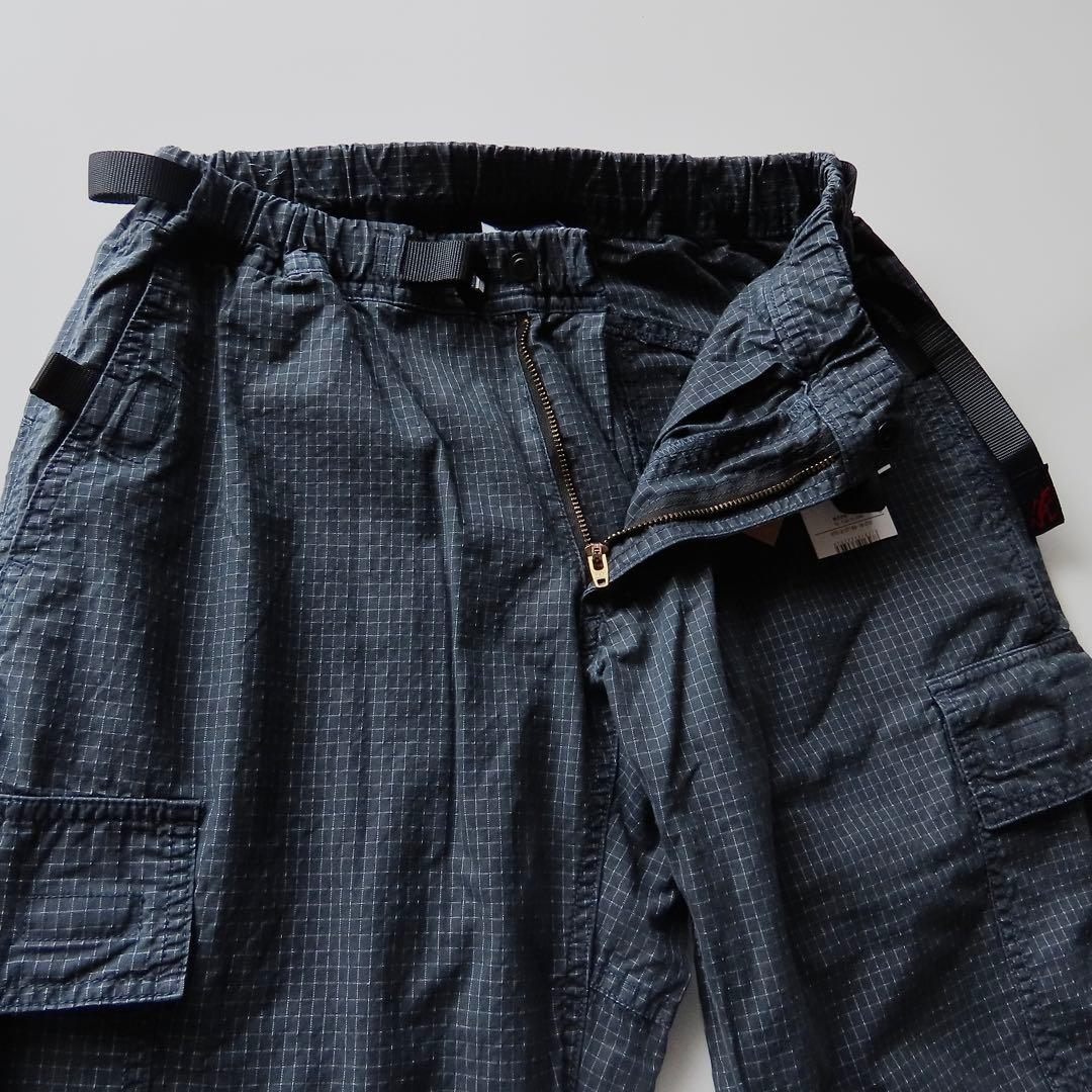 グラミチ ナノユニバース別注 リップストップカーゴパンツ S 顔料染め