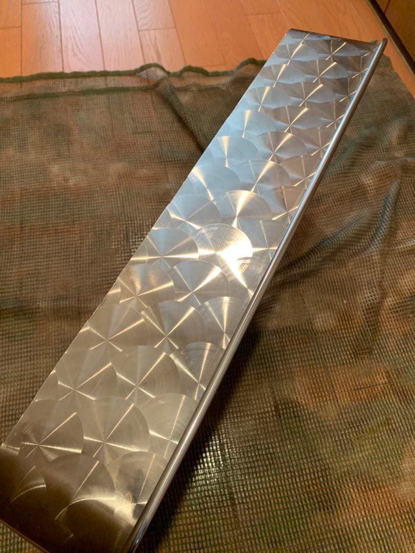 ◼️大型トラック ステンレス ナンバー枠 ウロコ バイザー