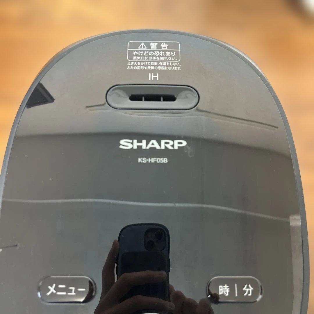 美品2023年製SHARP IH炊飯器 3合焚きKS-HF06B