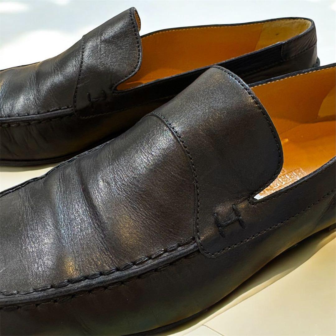 HERMES ローファー レザー スリッポン 38