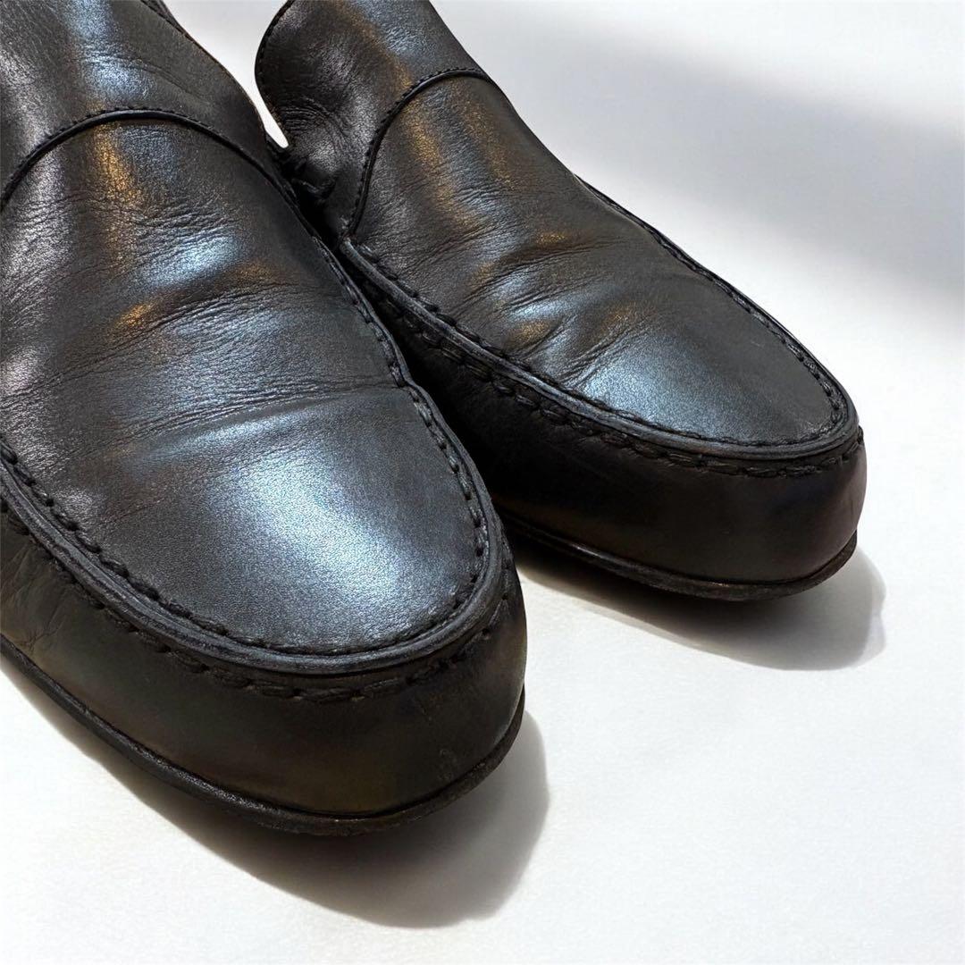 HERMES ローファー レザー スリッポン 38