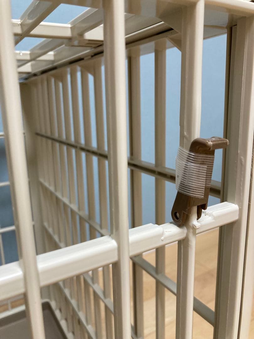 アイリスオーヤマ　プラケージ　ペットケージ　1段　プラスチックゲージ