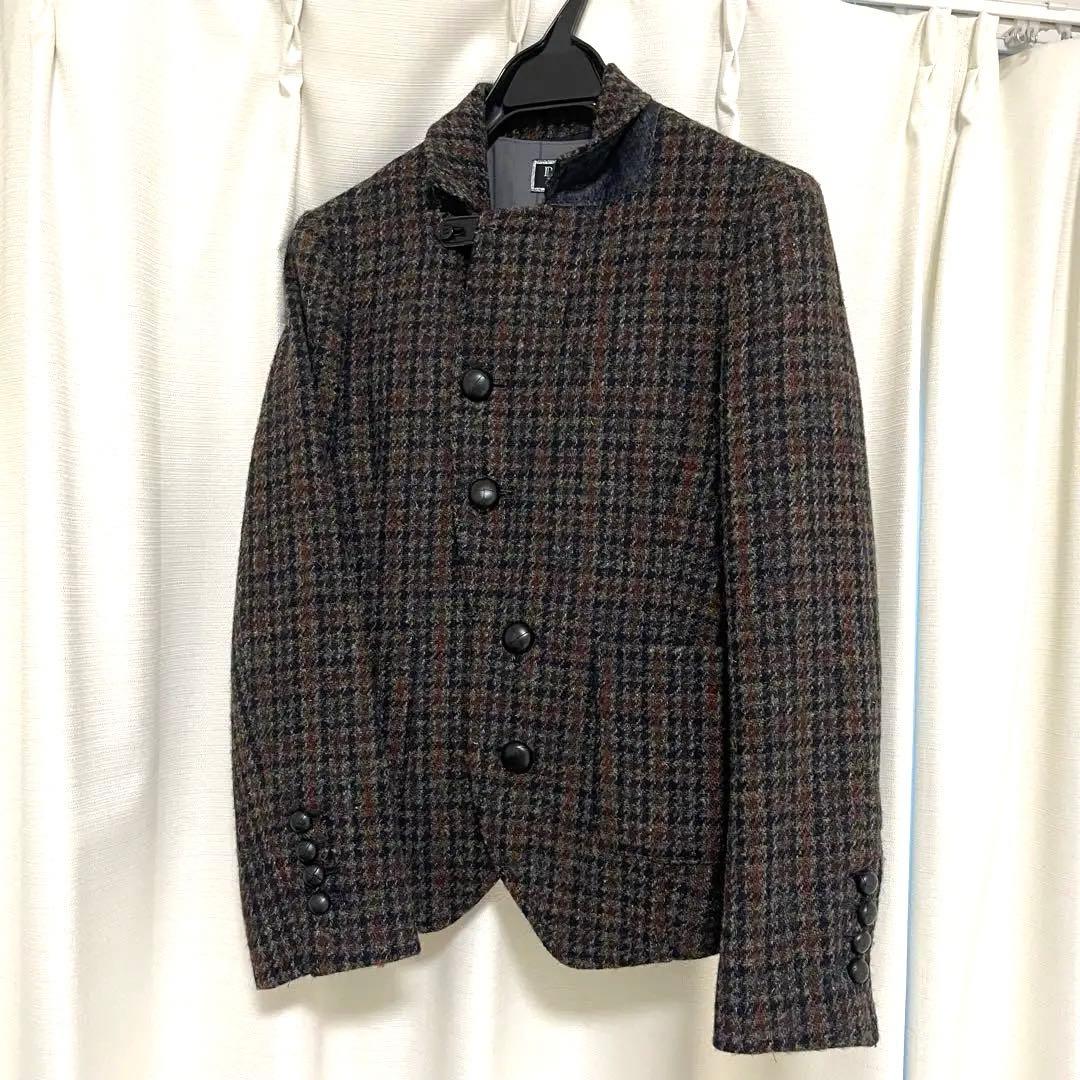 ハリスツイード　ジャケットベストセット　クリーニング済み　美品　日本製