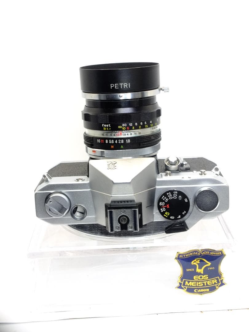 【実写確認整ペトリV6Ⅱ／Petri55mmf1.8メタルフード付