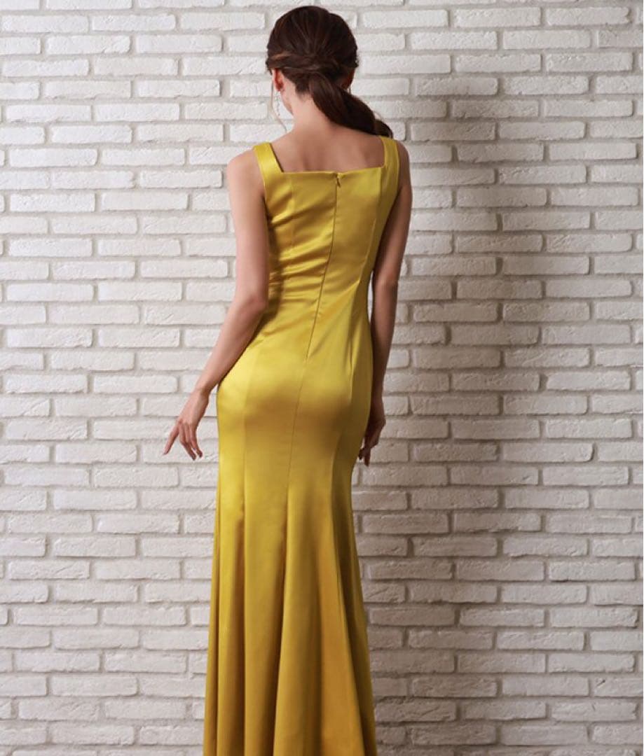 [美品]rinfarre/リンファーレ/サテンロングドレス/マーメイド