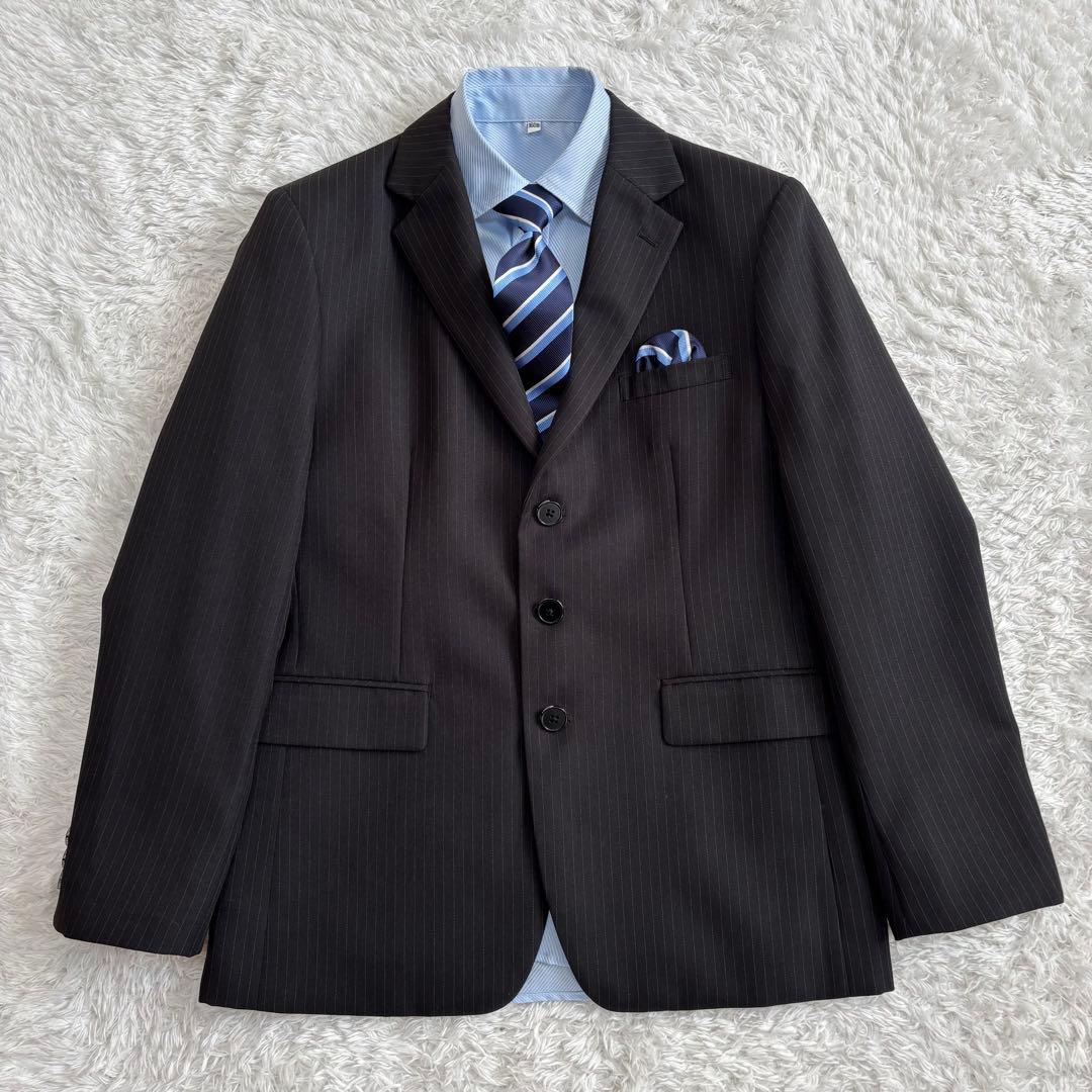 【ゆったり体型フォーマル4点】ワンダーファクトリー 卒服 160B キッズ