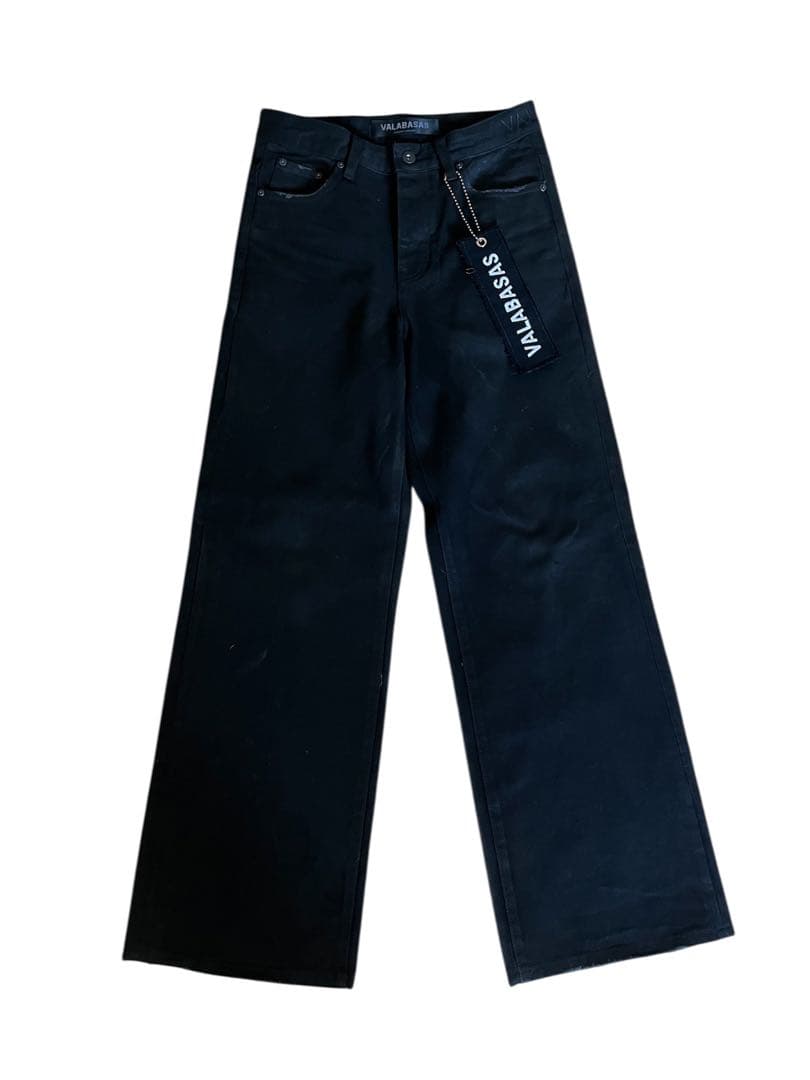 パンツ VALABASAS wax coating Baggy Denim