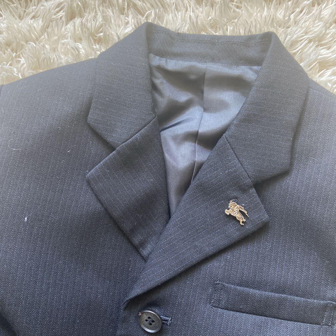 美品　バーバリーロンドン　キッズフォーマル　110 スーツ　男の子　紺　ネクタイ