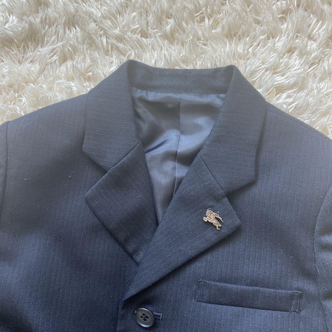 美品　バーバリーロンドン　キッズフォーマル　110 スーツ　男の子　紺　ネクタイ