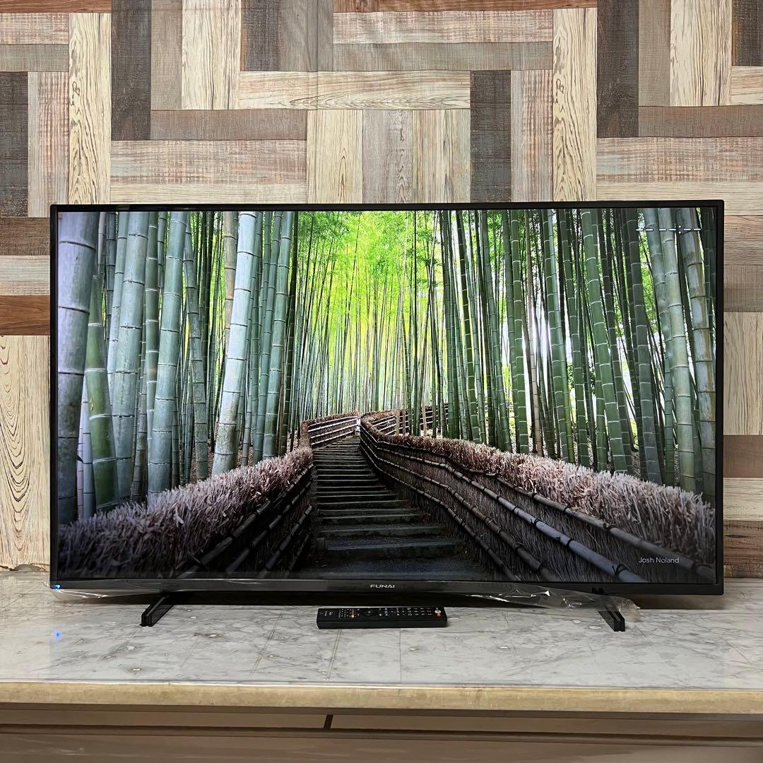 リクエスト価格全国送料込フナイ50V型液晶4Kチューナー内蔵、見ながら録画HDD