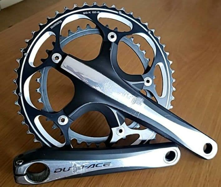 SHIMANO DURA-ACEクランクセットFC7900 52/39 165