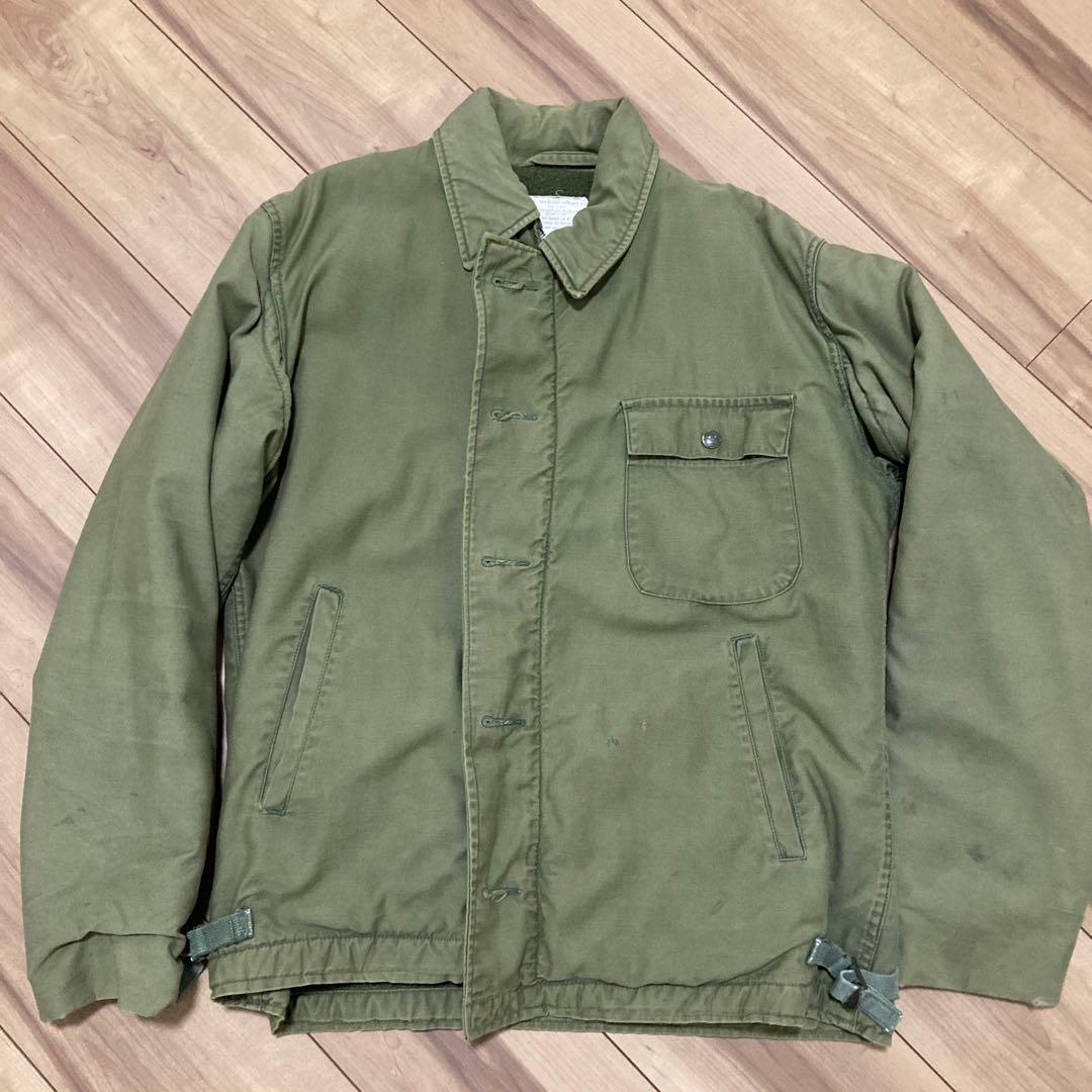 アメリカ軍　ミリタリー　ジャケット　デッキジャケット　a-2