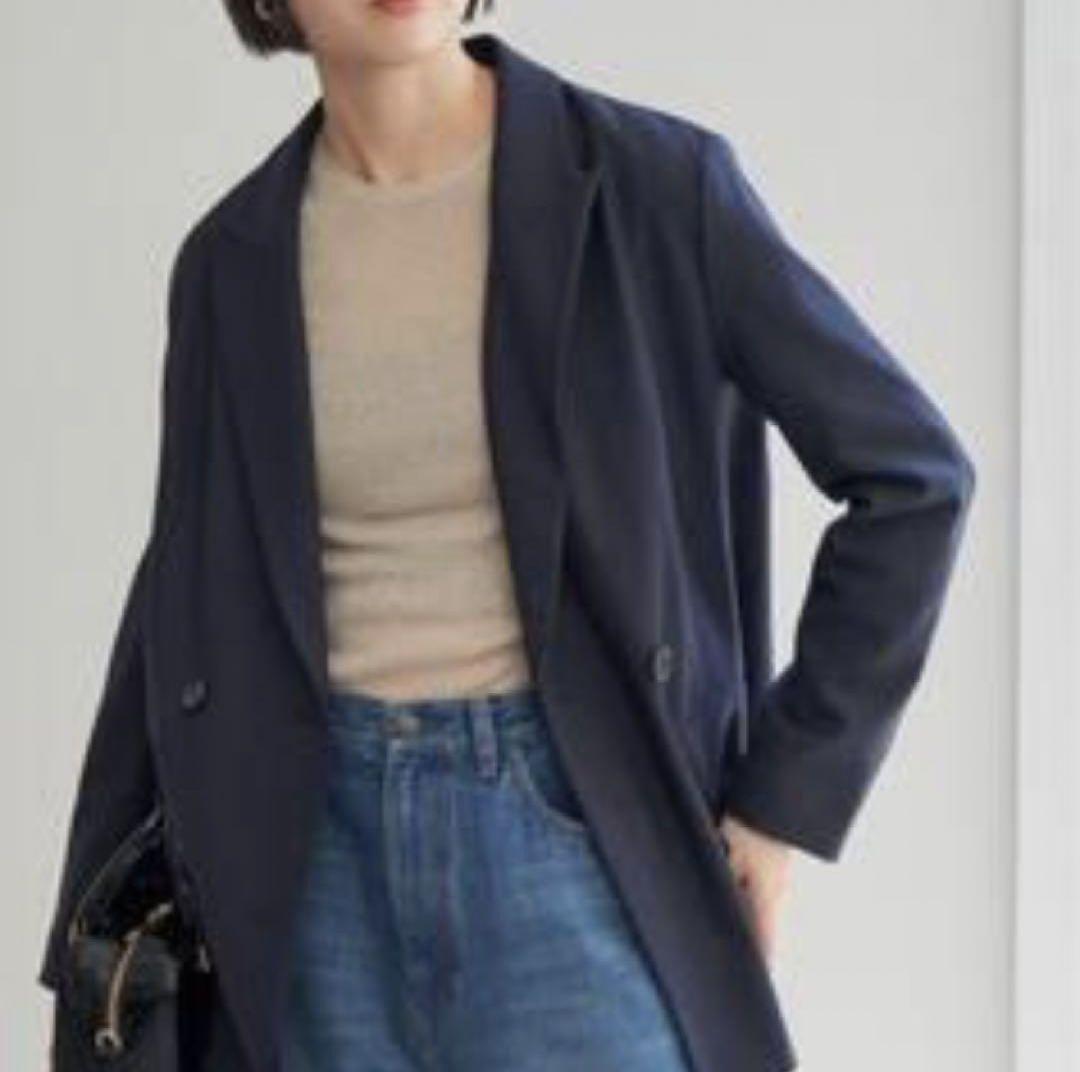 Spick ＆ Span ウールブレンドダブルブレストジャケット