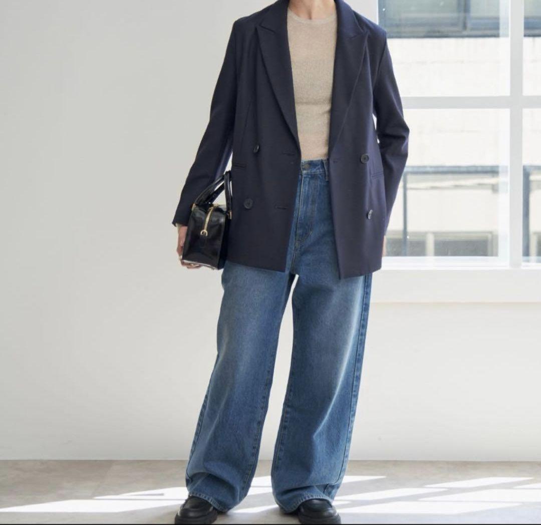 Spick ＆ Span ウールブレンドダブルブレストジャケット