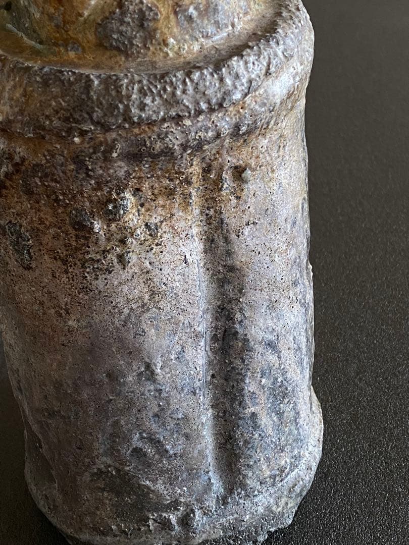 信楽焼　花瓶　花器　花入　井村侊生　　#3408