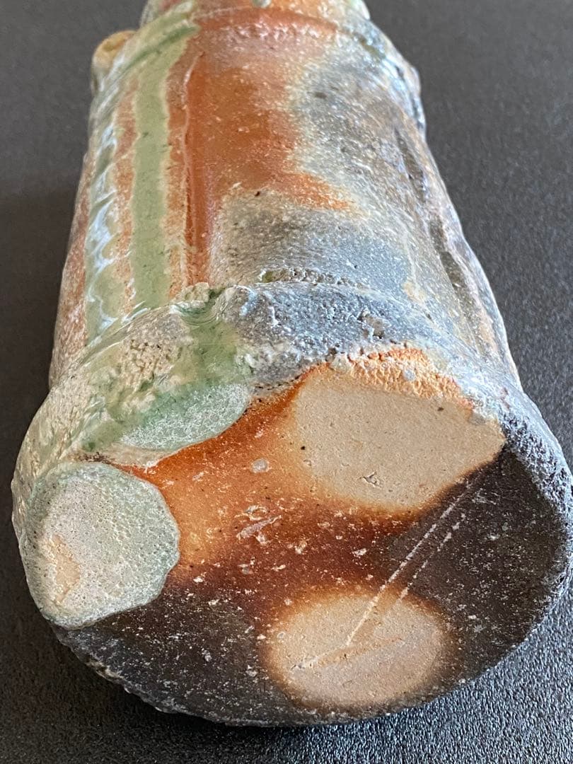 信楽焼　花瓶　花器　花入　井村侊生　　#3408