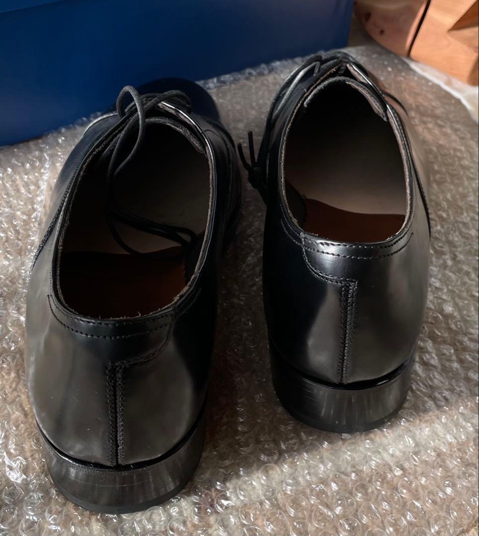 B*n様 ほぼ新品BRIDLEN ストレートチップWレザーソールブラックラピド製