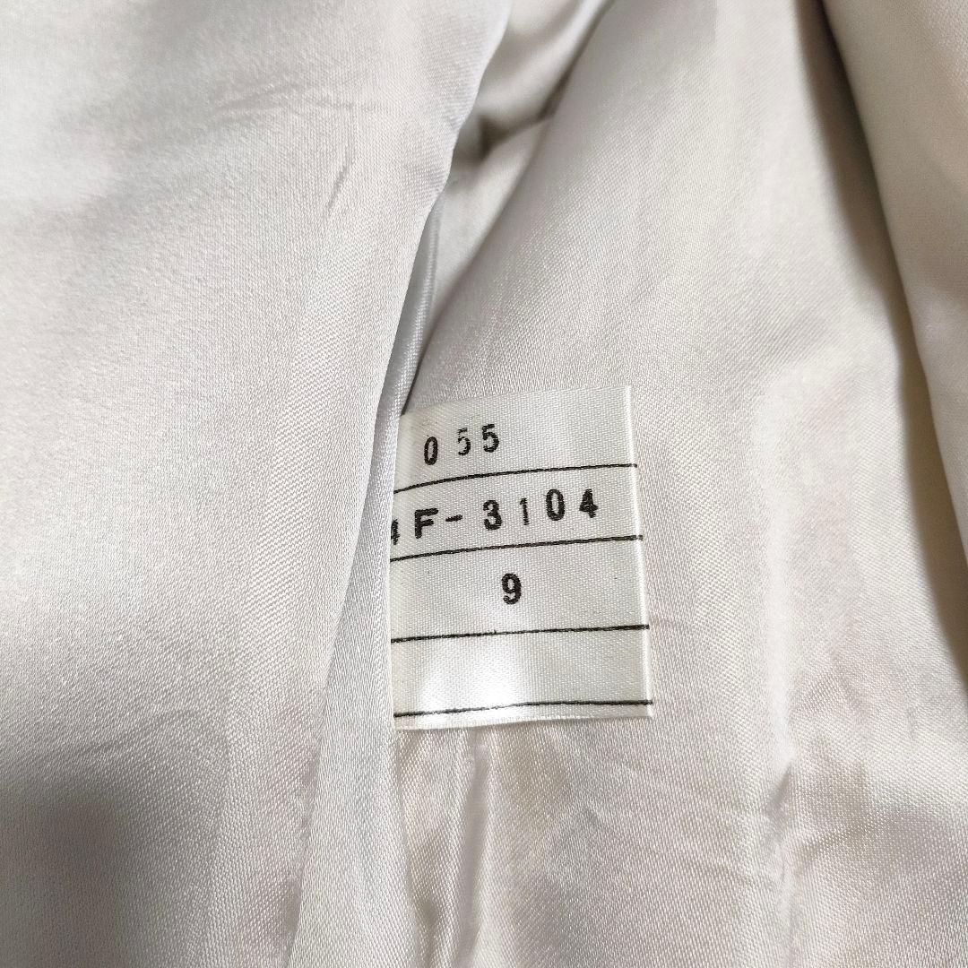 palody　毛皮コート　フォックスファー　本毛皮　ホワイト系　ボリューム