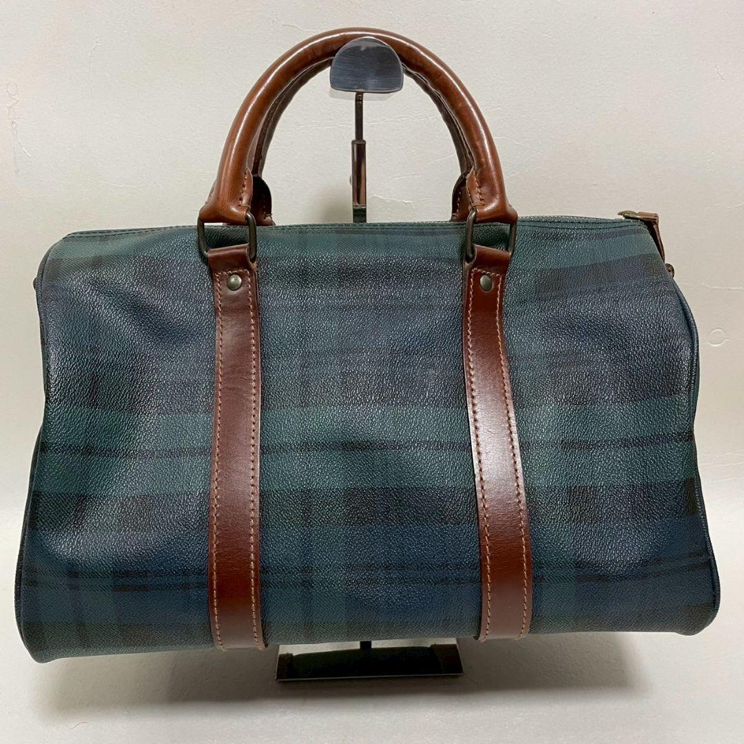 Ralph Lauren ポロラルフローレン　ボストンバッグ グリーン チェック