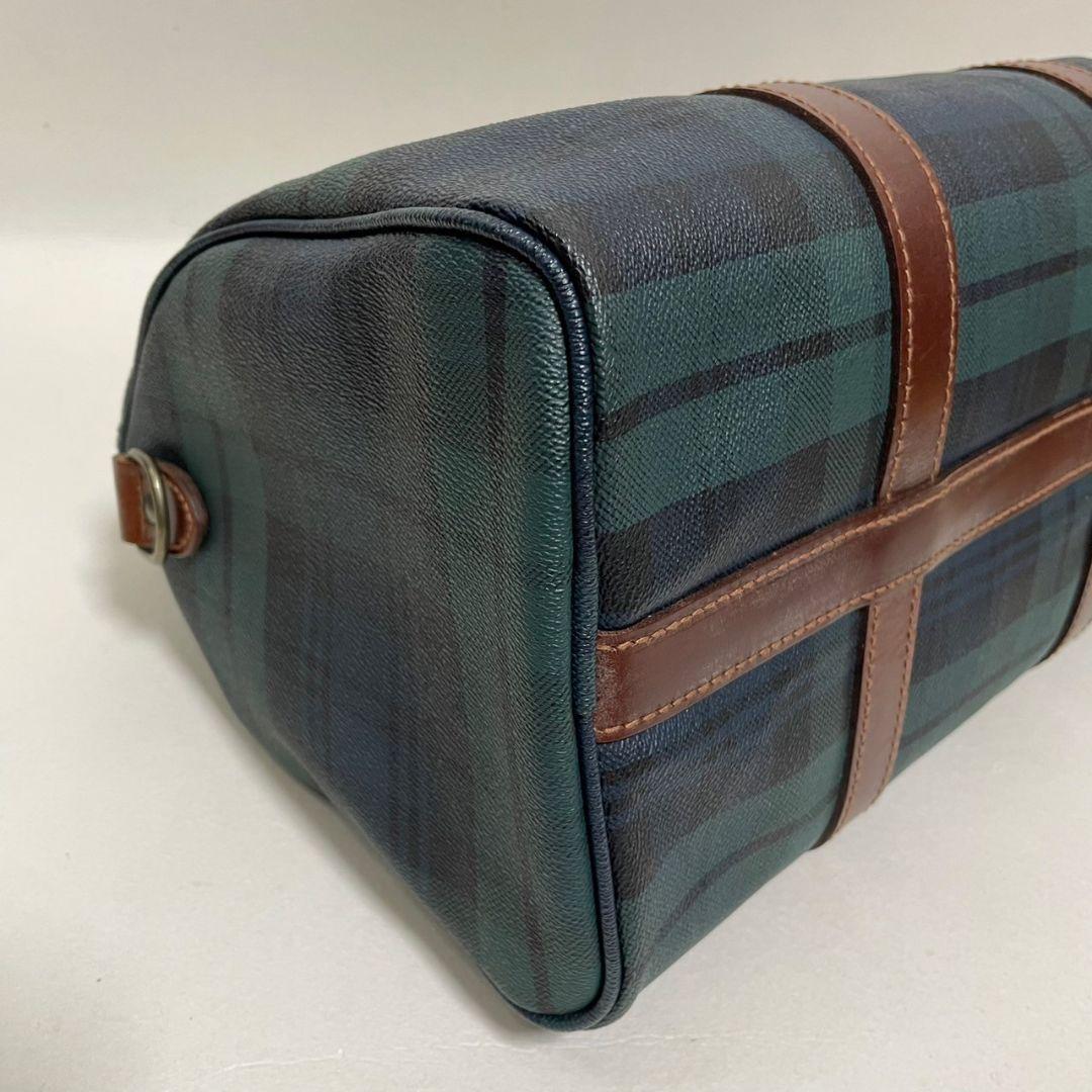 Ralph Lauren ポロラルフローレン　ボストンバッグ グリーン チェック