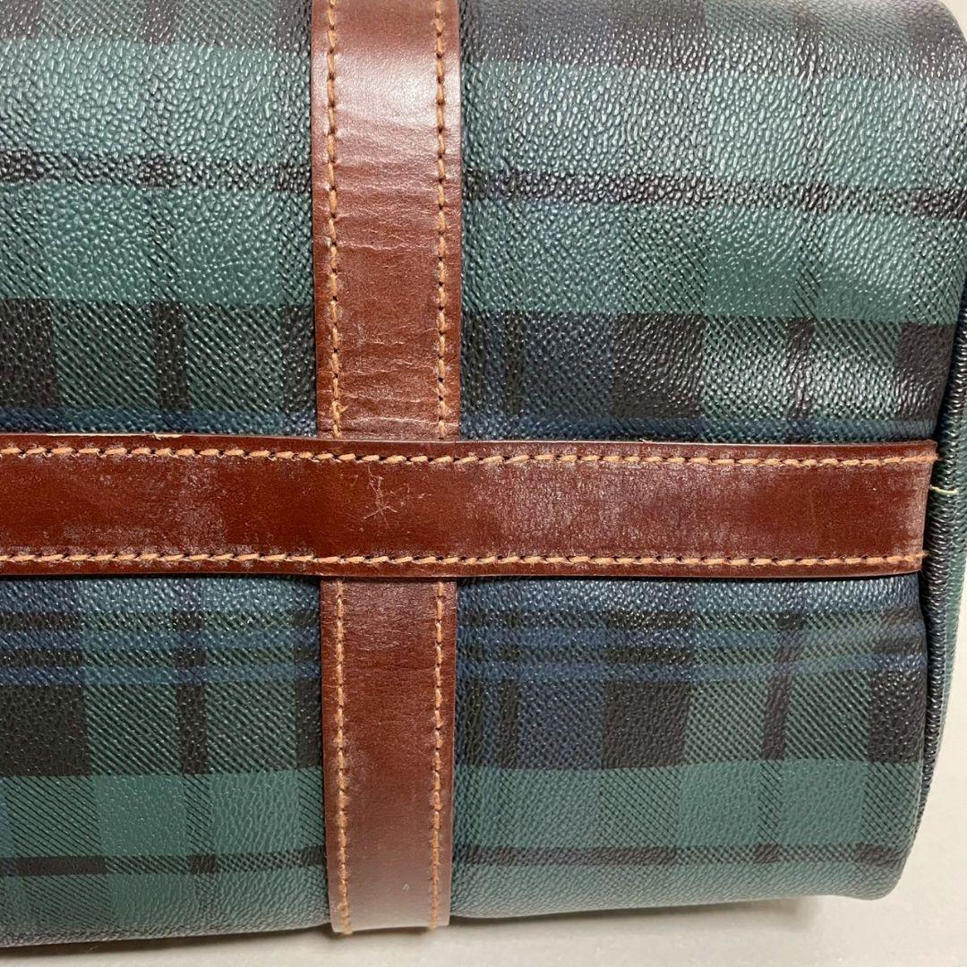 Ralph Lauren ポロラルフローレン　ボストンバッグ グリーン チェック