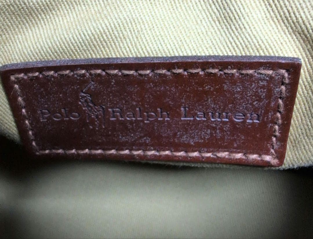 Ralph Lauren ポロラルフローレン　ボストンバッグ グリーン チェック