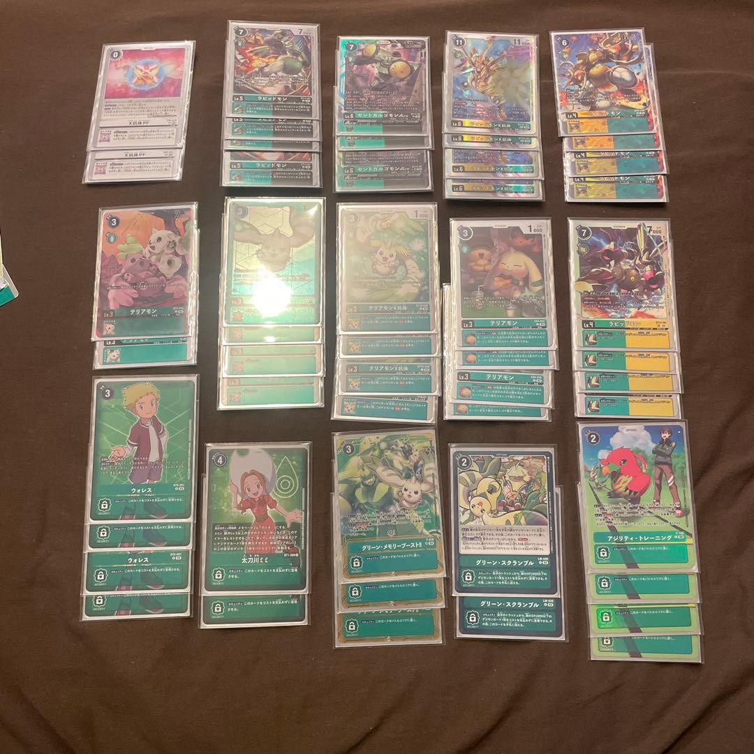 デジモンカード　ラピッドモンx抗体　デッキ　パーツ