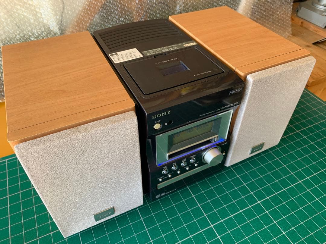 SONY ミニコンポ　CMT-M333NT CD・MD・カセットデッキ