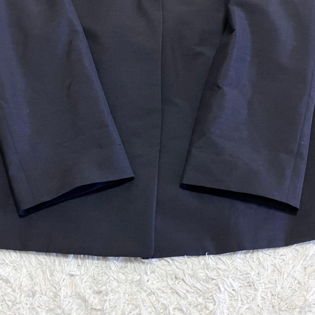 BLAMINK ブラミンク ボタンレス テーラード ジャケット ネイビー