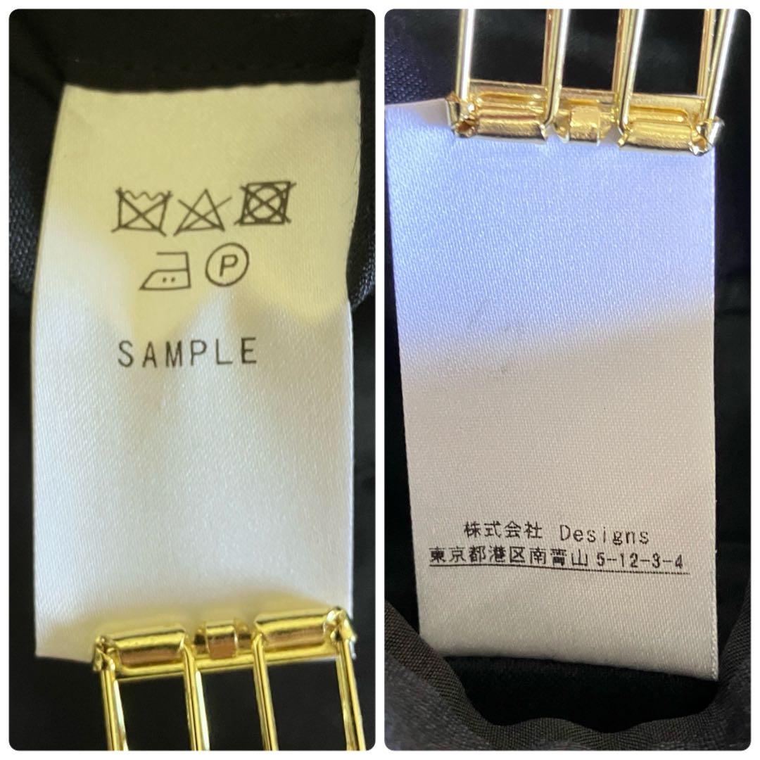 BLAMINK ブラミンク ボタンレス テーラード ジャケット ネイビー