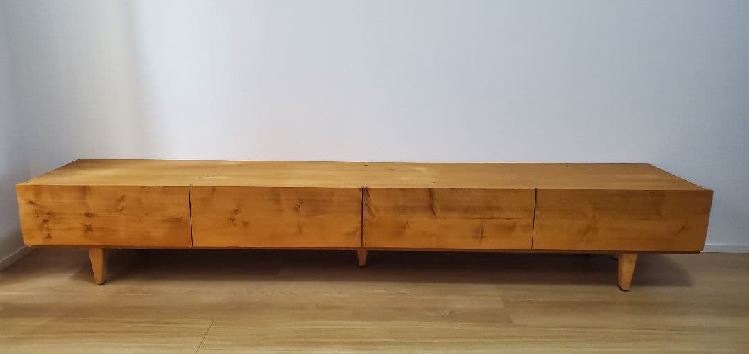 無垢材　テレビボード　幅200cm
